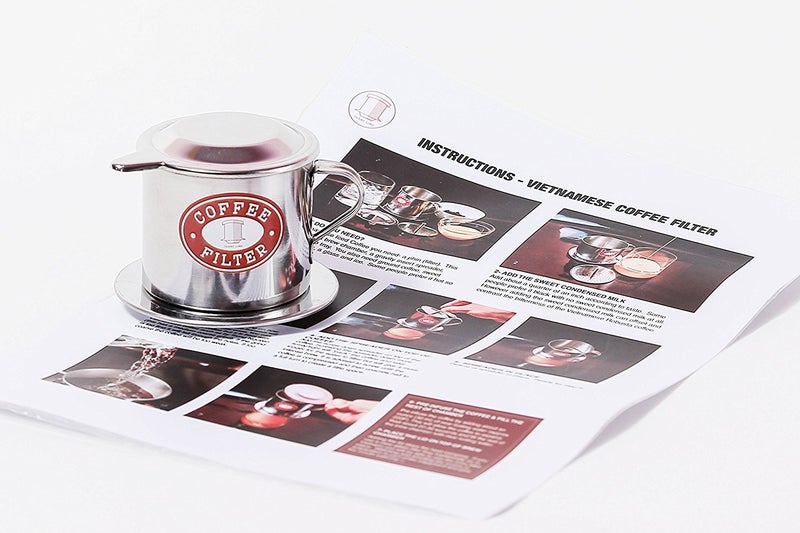 Thang Long Vietnamese Coffee Phin Filter Set. This kit works well with Trung Nguyen ground Coffee beans. Sizes S to XL in 1, or 2 pack. Screw Down Insert (1, Small (6 oz)) - Image 2